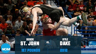 Kyle Dake vs. Derek St. John: 2012 NCAA wrestling title (157 lbs.)
