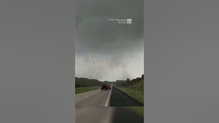 Missouri Tornado Crosses Highway Right In Front Of Chasers