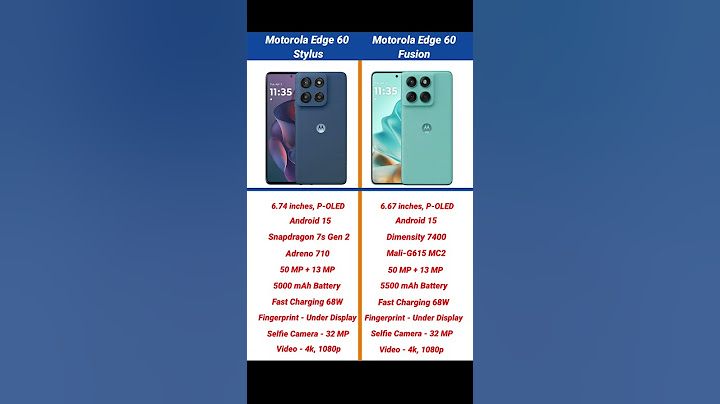 Motorola Edge 60 Stylus vs Motorola Edge 60 Fusion Comparison #shorts #short #motorolaedge60stylus