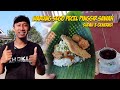 Makan nasi pecel di pinggir sawah pedesaan sudah tiga generasi