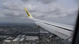 Spirit Airlines Airbus A321 Landing At Fort Lauderdale-Hollywood International Airport Kfll