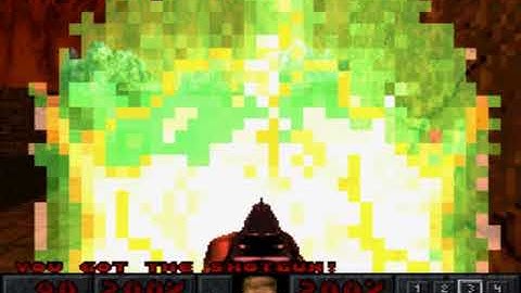 PSX Final Doom - Map18 - Nukage Processing