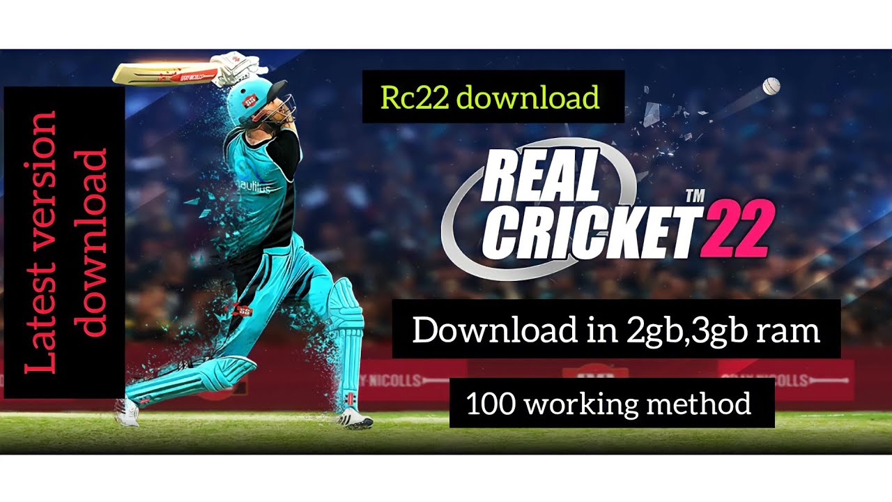 How to download real cricket in 3gb ram mobile Download real cricket