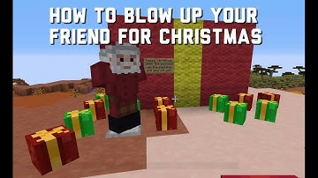 Minecraft 1.11 how to Blow up your friend for Christmas