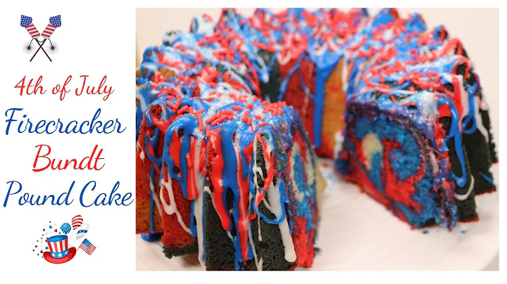 4th of July Firecracker Butter Vanilla Bundt Cake Recipe