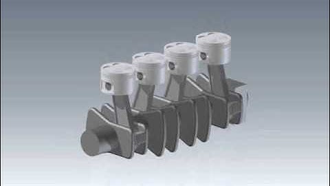 Autodesk Inventor Crankshaft Animation