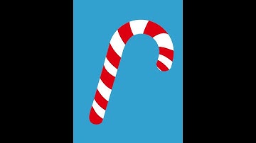 Candy Cane in Procreate (#Shorts)