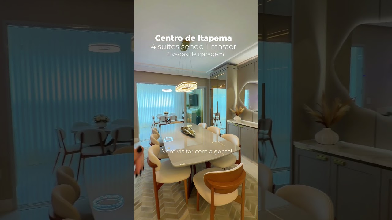 Conheça esse apartamento alto padrão no centro de Itapema! Padrão Dallo com 4 suítes e 4 vagas