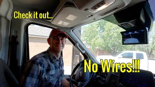 Wireless RV Rear-View Camera Install and Review - AUTO-VOX Solar4 in a Ford Transit / Winnebago EKKO