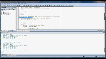 Python programming - Searchable address book