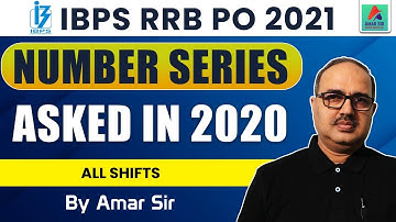 IBPS RRB PO 2021 | Previous Year Number Series Questions | By Amar Sir