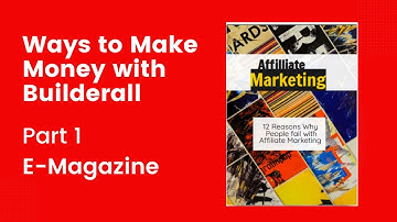 Make Money Online Part 1 Builderall E magazine #shorts #youtubeshorts