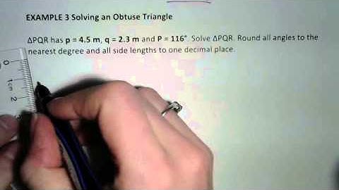 MAP4C  - 1.5 Sine Law Examples 2 and 3