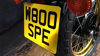JORDAN BIKES - FOR SALE KAWASAKI W800 SPECIAL EDITION 2012/12 1239 miles £5490