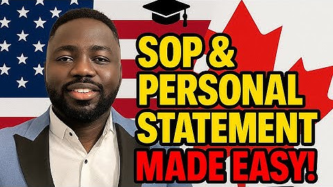How to Write a Winning SOP & Personal Statement for USA & Canada Universities | Complete Guide 🇺🇸🇨🇦