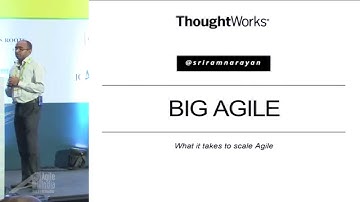 Big Agile by Sriram Narayan