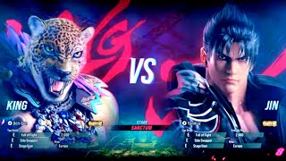 Tekken 8 - King VS. Jin Gameplay [4k HDR]