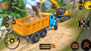 Backhoe Loader JCB Simulator Gameplay - Indian Vehicles Truck JCB Driving - Android Gameplay screenshot 4