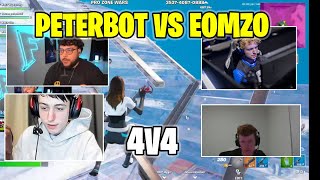 Peterbot Faxuty Clix Higgs VS Eomzo Reet Fraantic Veno 4V4 Zonewars Token! 