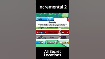 Dungeons Incremental 2 - All Secret Locations #roblox #grind #rpg #secret #op