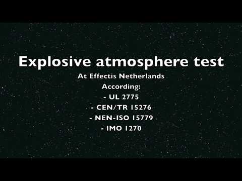 AF-X Fireblocker Explosive atmosphere test