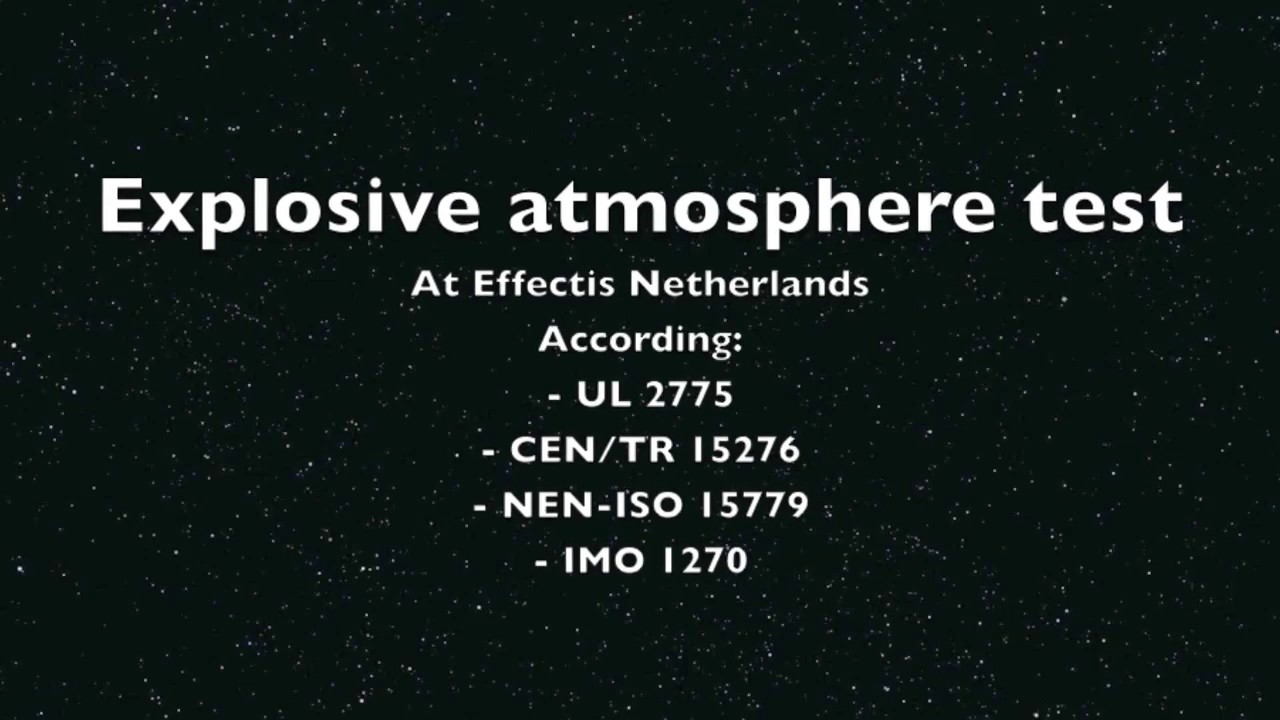 AF-X Fireblocker Explosive atmosphere test