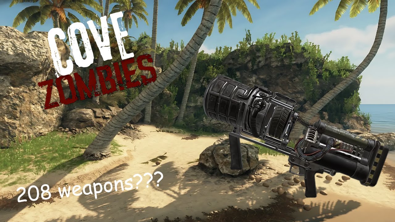 208 Weapon Gun Game?? Cove Custom Zombies map!