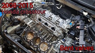 20082015 honda accord broken timing belt!! bent valves