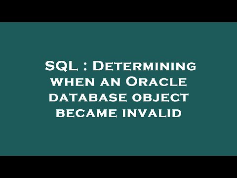 SQL : Determining