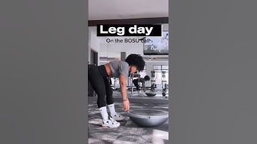 Leg day on the BOSU🔥 #bosuball #fitness #bosuworkout #legdayworkout