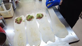 Tarte à la viande chinoise délicieuse | Cuisine de rue chinoise | Cuisine de rue coréenne