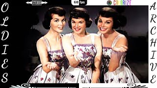 The McGuire Sisters – Sugartime (Live TV Show, 1958) [Colorize   Stereo Mix   60fps]