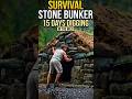 Survival Stone Bunker: 15 Days of Digging in the Wild | Secret shelter