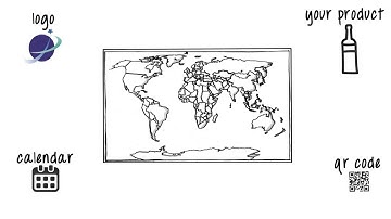 Scratch off map by Playprint.