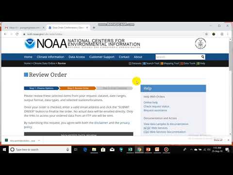HOW TO DOWNLOAD DATA FROM NOAA