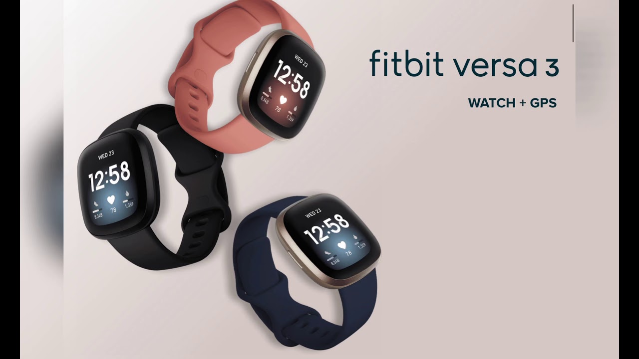 fitbit versa 3 youtube