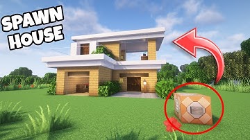 HOW TO SPAWN A MODERN HOUSE USING COMMANDS!! (How to install)