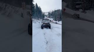 GMC some snow towing |#shorts #youtubeshorts