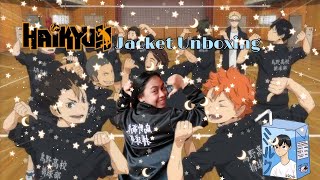 Unboxing HAIKYUU KARASUNO JACKET ASMR unboxing Merch creamkohi