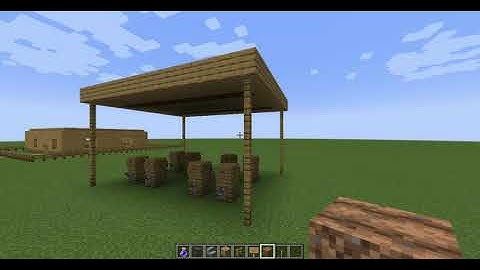 Minecraft - How to Build a ESSO Gas Station
