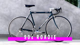 saving a 90s cannondale - vintage road bike build & restoration