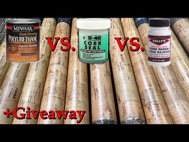 How to Seal the Cork Handles on a Fishing Rod 