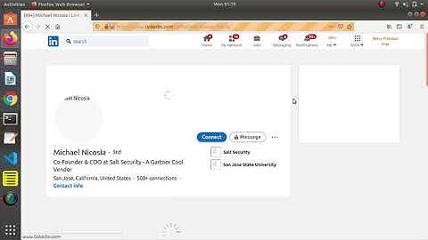 linkedIn Python selenium scraper