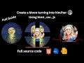 Impress your him/her by turning them into moon | Full Guide | html, css , js | code_with_ease