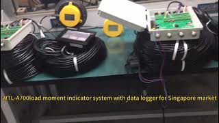 WTL-A700 Load moment indicator with data logger & mom certificate for singapore market.