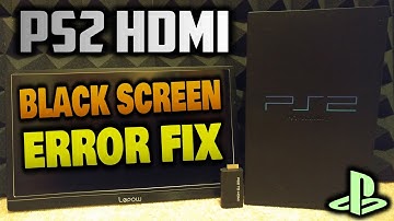 PS2 TO HDMI Black Screen Error Fix! 2020! Easy Fix!