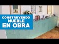 ¿Cómo construir un mueble en obra?