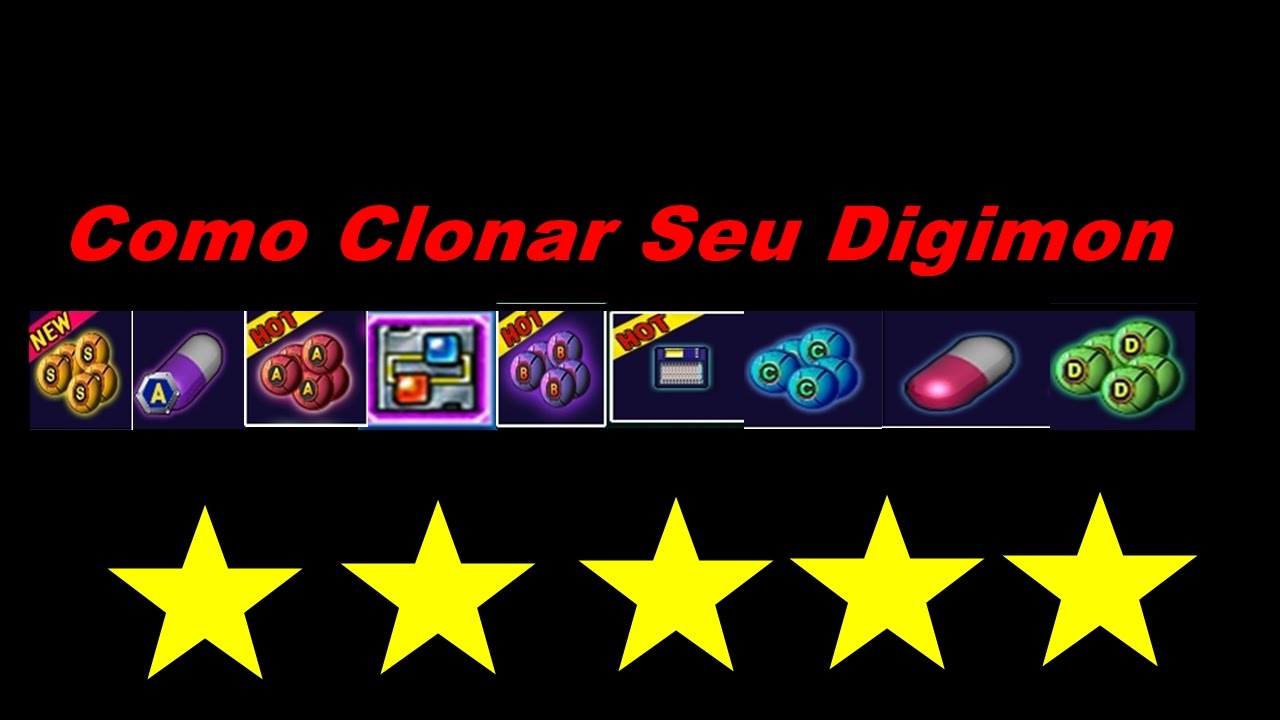Como Clonar,Perfect Clon & Como Dropar Core,BUP e Reset - Digimon ...