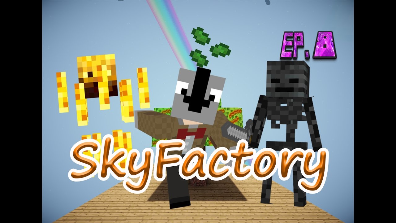 Skyfactory 2.5 Flight and Nether exploration [8] - YouTube