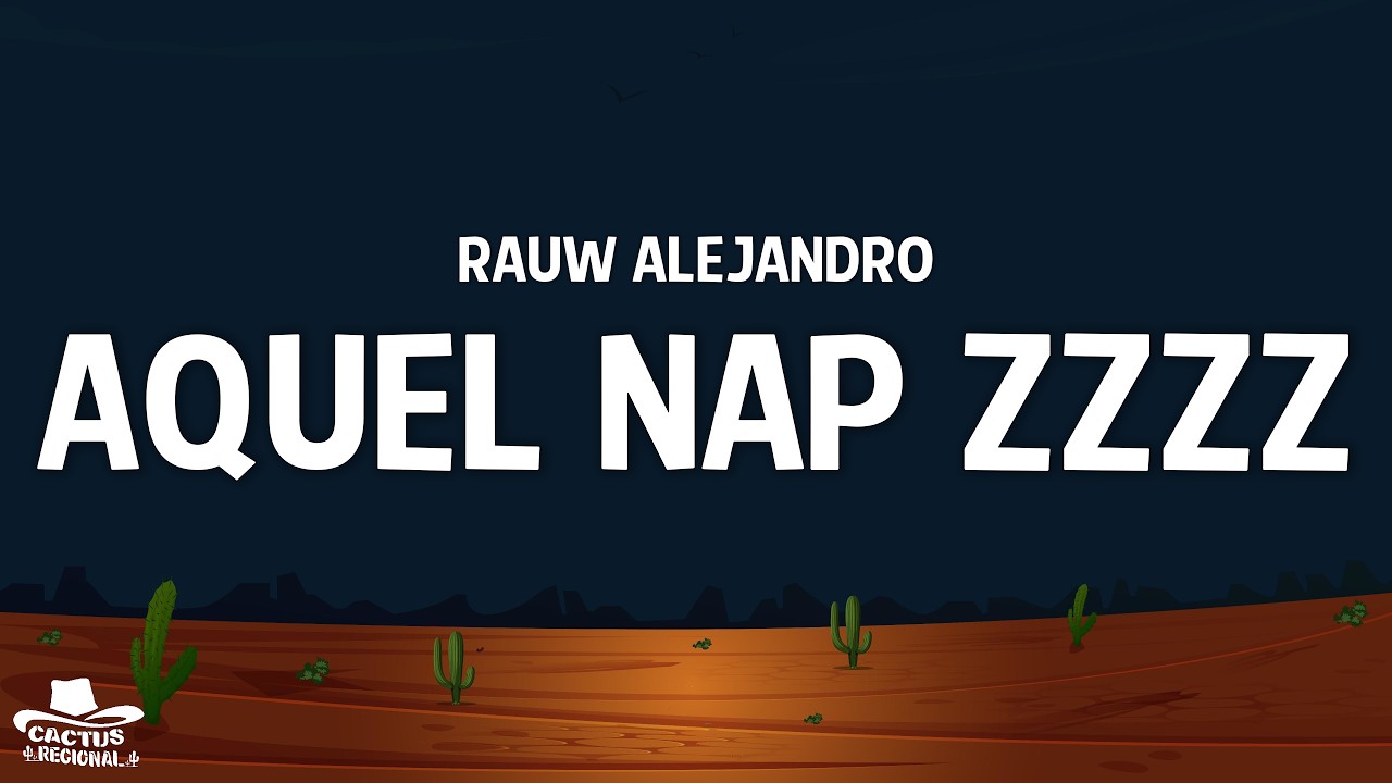 Rauw Alejandro - Aquel Nap ZzZz (Letra/Lyrics) - YouTube